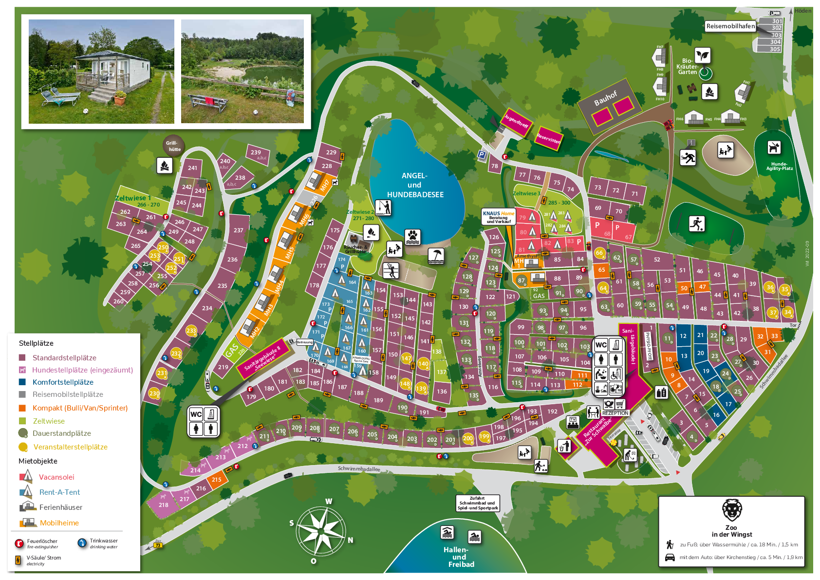 Knaus Campingparks in Deutschland